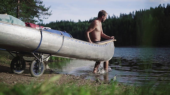 Canoe trip Sweden